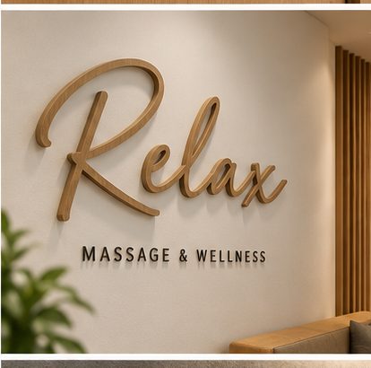 Practice & wellness — 3D wall letters EMBODY³
