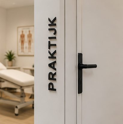 Door lettering — 3D wall letters EMBODY³